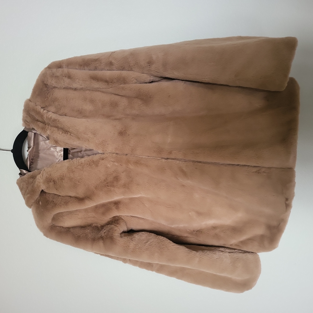 Faux fur coat